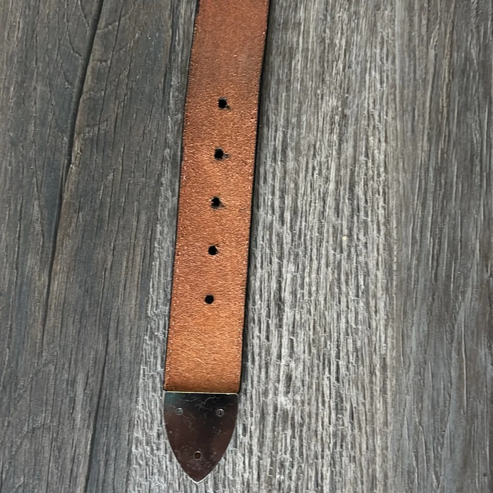 Ranger Belt Company Geniune Leather & Cowhide Embellished Size 36 Belt - Picture 10 of 11